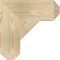 Ekena Millwork Traditional Craftsman Rough Sawn Bracket, Douglas Fir, 6"W x 18"D x 18"H BKT06X18X18TRA04RDF - alternate 2